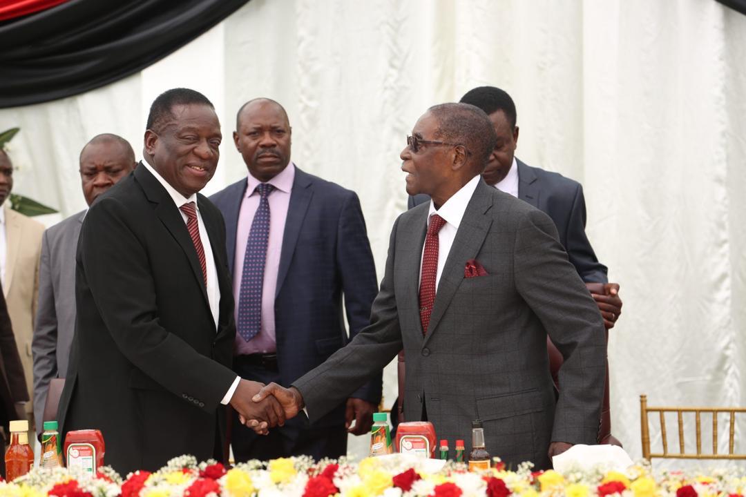 President Mnangagwa and Mugabe