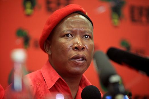 EFF Economic Freedom Fighters leader Julius Malema
