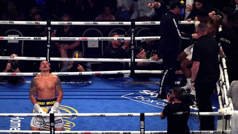 Oleksandr Usyk shocked Anthony Joshua on Saturday night, defeating the heavyweight champion by unanimous decision to take his belts. 