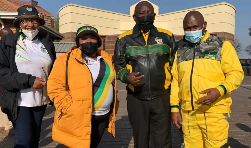 President Ramaphosa and Johannesburg mayor Jolidee Matongo