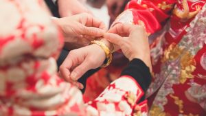 A young Chinese couple file for divorce an hour after marriage
