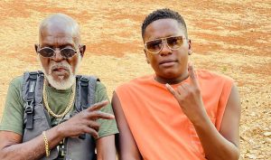Home 8 ZimCelebs founder Tafadzwa Gondo Rusike with Mwendaz weDrip