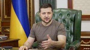 Ukraine President Volodymyr Zelensky