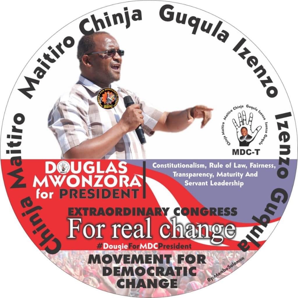 One of the campaign flier doing rounds is of Senator Mwonzora gunning for the party presidency