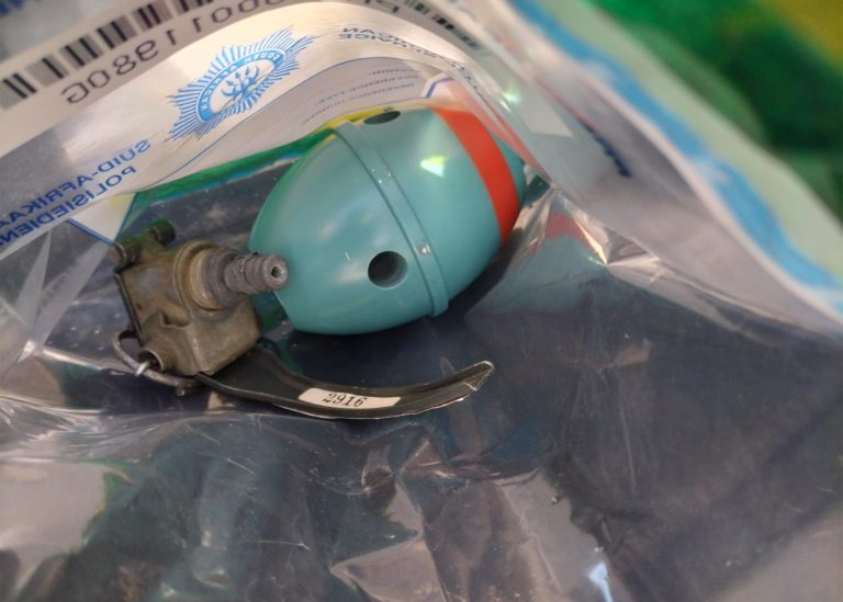 Man arrested at Bloemfontein airport after grenade found in bag