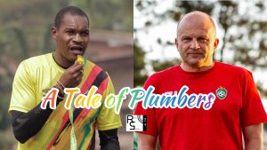 Zimbabwe coach Norman Mapeza and former coach Zdravko Logarusic
