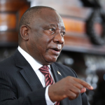 President Cyril Ramaphosa was forced to abandon his Workers' Day speech after miners booed him and stormed the stage.