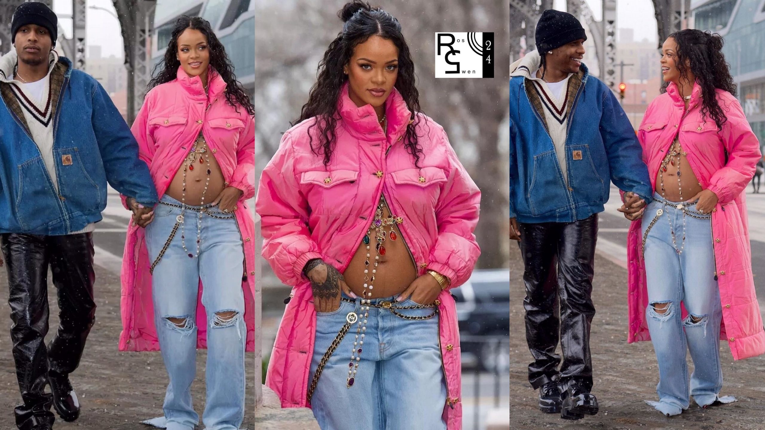 Rapper A$AP Rocky (left) and Pop singer Rihanna (right) are expecting first child. Image: Reuters