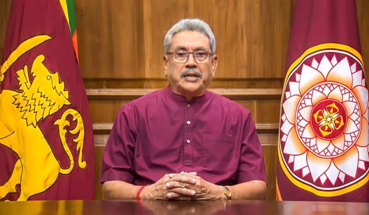 Sri Lankan leader Gotabaya Rajapaksa