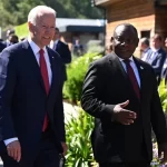 Joe Biden and Cyril Ramaphosa