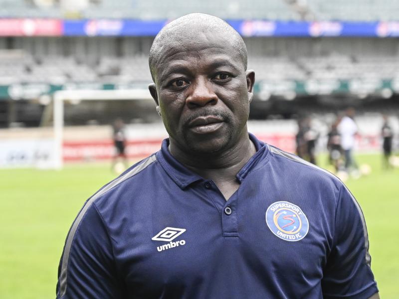 Zimbabwean coach Kaitano Tembo during his days as SuperSport United manager.