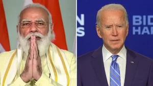 President Joe Biden and Indian Prime Minister Narendra Modi