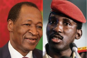 Blaise Compaore and Thomas Sankara