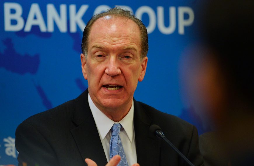 World Bank President David Malpass