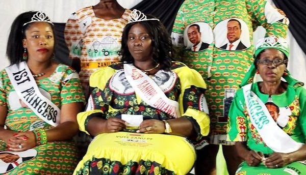 Miss Zanu PF Bulawayo first princess Ruth Shelton