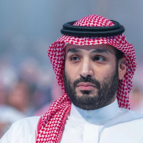 Saudi Crown Prince Mohammed bin Salman attends a session at the annual Future Investment Initiative conference in the Saudi capital Riyadh on 26 October 2021