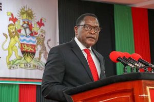 President Lazarus Chakwera at National Anti-Corruption Conference at Mount Soche Hotel in Blantyre.