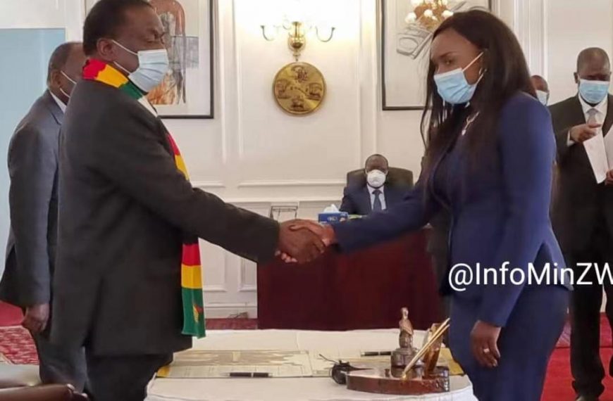 Mnangagwa appoints daughter of Kembo Mohadi as ZEC commissioner