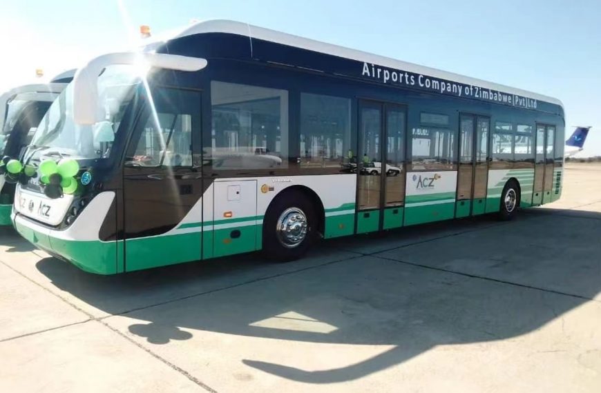 Zimbabwe commissions shuttle buses at RGM Airport