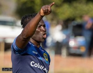 Home 6 NRSL side Golden Eagles FC coach Gilbert Mushangazhike barking instructions on the touchline in the match against Simba Bhora recently.