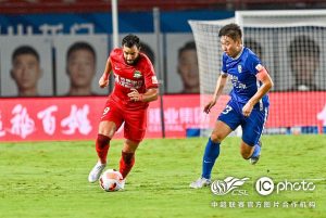 Home 5 Brazilian striker Henrique Dourado suspended for tripping referee in Chinese Super League