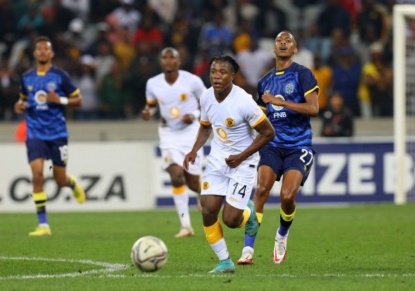 Kaizer Chiefs and Cape Town City in action during a DStv Premier League match at Cape Town Stadium on Tuesday.