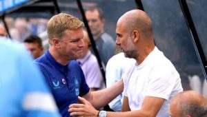 Home 6 Pep Guardiola sings praise for Newcastle as Manchester City settle for draw