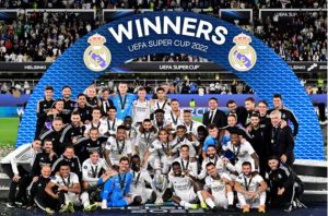 Real Madrid beat Frankfurt to lift 5th UEFA Super Cup