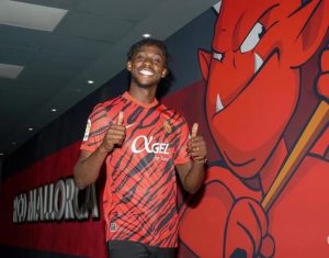 Home 6 Olympique Lyon striker Tino Kadewere being unveiled on Monday after completing his anticipated move to Spanish La Liga outfit Real Mallorca on a season long loan.