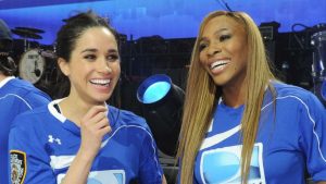 Home 8 Meghan Markle hosts tennis star Serena Williams in historic podcast launch