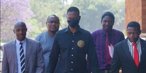 Home 7 Mike Chimombe arriving at Harare Magistrate Court on Tuesday for his fraud case.