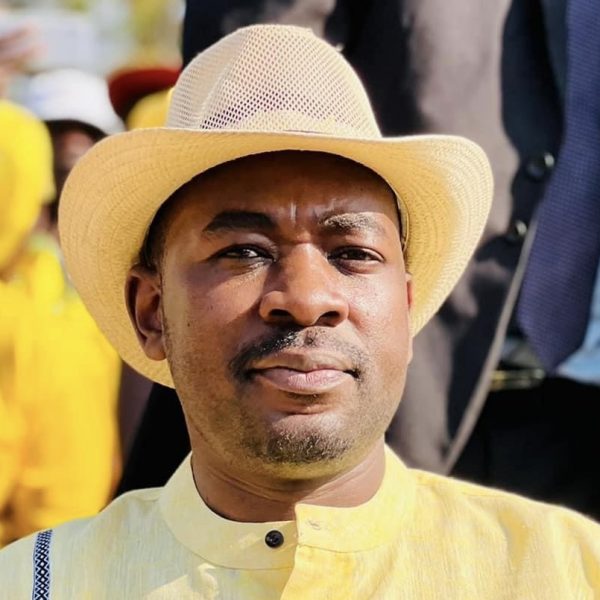Citizens Coalition for Change (CCC) leader Nelson Chamisa at the Thank You rally at Gadzema stadium, in Chinhoyi.