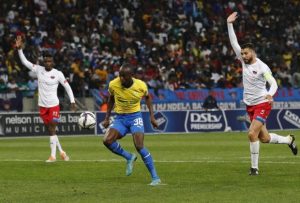 Home 6 Peter Shalulile struck late in the second half to guide Mamelodi Sundowns to a 1-0 win over Chippa United on Wednesday evening.