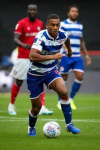 Andy Rinomhota in action for EFL Championship club Cardiff City.