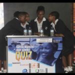 Dominican Convent High School Bulawayo students during the Pool C edition of the Capital Markets High School Quiz Competition