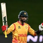 Highly rated batsman Sikandar Raza top scored with 82 runs (48 balls) in the ICC T20 World Cup match between Zimbabwe and Ireland on Monday, 17th October 2022.