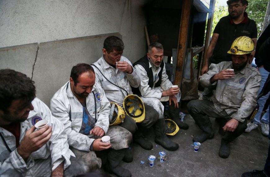 Home 150 Members of a rescue team rest outside the coal mine as search and rescue operation continues after an explosion, in Amasra in the northern Bartin province, Turkey October 15, 2022.