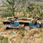A footage of the Tynwald High School bus after the horrific accident in Nyanga.
