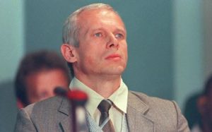 Chris Hani killer Janusz Walus at a hearing in the Pretoria City Hall on 11 August 1997.