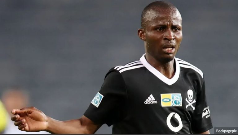 A file photo of Orlando Pirates attacker Terrence Dzvukamanja during a match in the MTN8 Super Cup.