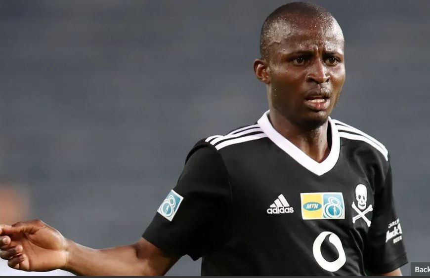 A file photo of Orlando Pirates attacker Terrence Dzvukamanja during a match in the MTN8 Super Cup.