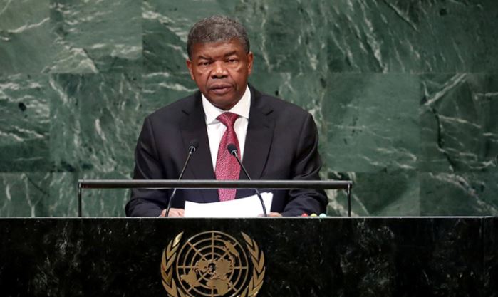 A file photo of Angolan President Joao Lourenco speaking at the United Nations General Assembly (UNGA) in New York. Xi