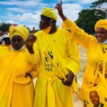 A file photo of Citizens Coalition for Change (CCC) staunch supporter Madzibaba Veshanduko with other supporters at a party rally in 2022.