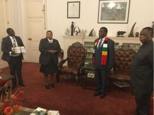 Home 5 ZEC boss Priscilla Chigumba presenting delimitation report to President Mnangagwa on December 26, 2022