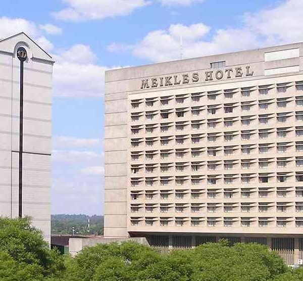A photo of Meikles Hotel which is one of the businesses owned by the Meikles Limited Group.