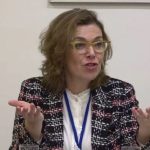 Israel Ambassador Sharon Bar-Li speaking at a public symposium recently.