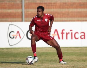 Home 6 Former Kaizer Chiefs star Willard Katsande in action for Sekhukhune United during a DStv Premier League match.