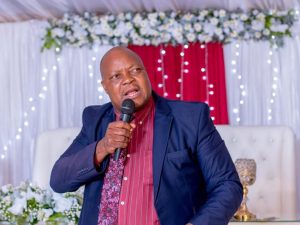 Citizens Coalition for Change (CCC) member of parliament Job Sikhala speaking at a funeral recently.