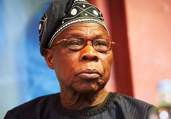 Home 11 Former President of Nigeria, Olusegun Obasanjo speaking at a public forum on governance matters.