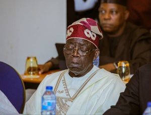 Nigeria’s president-elect, Bola Tinubu sleeping at a public event on governance matters.